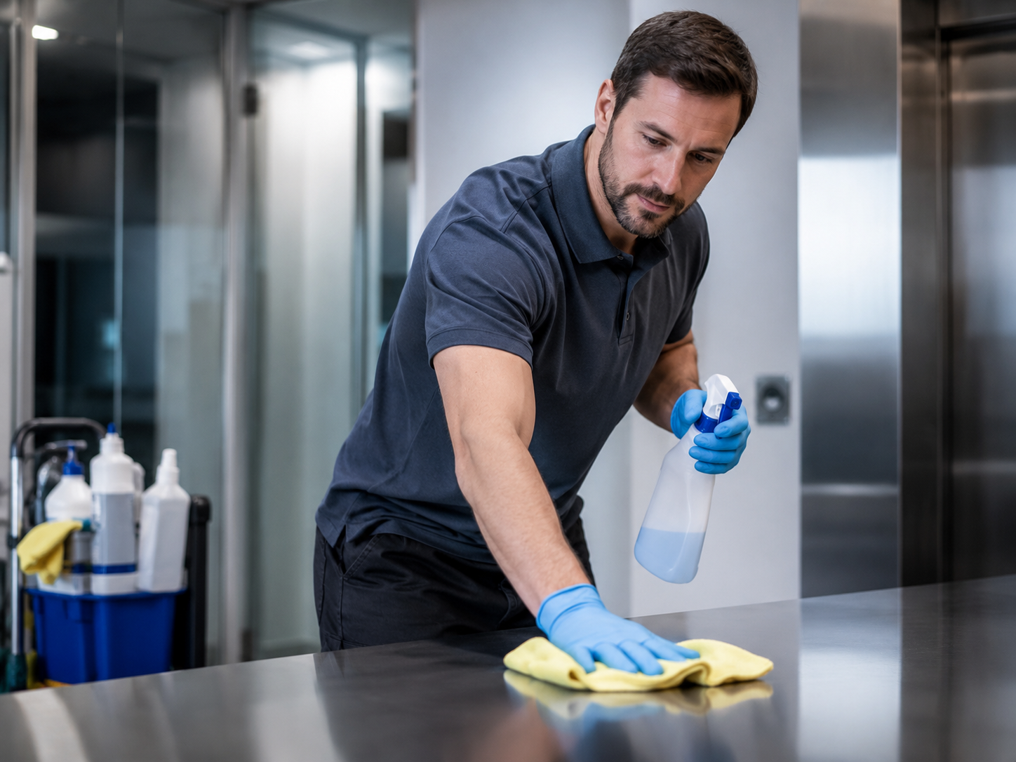 Nettoyage professionnel avec produits d’hygiène GHENO